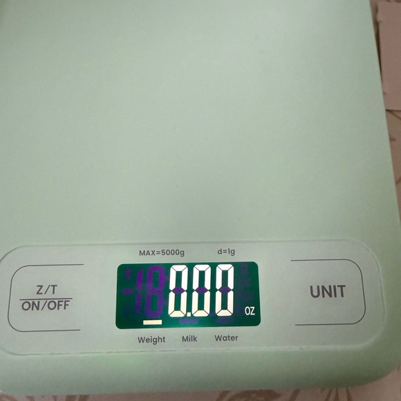 Etekcity Food Kitchen Scale, Digital Grams and Ounces Mint Green - Picture 9 of 11